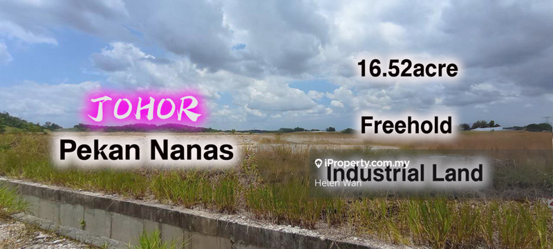 For Sale - Johor Pekan Nanas 16.52acre Freehold Light & Medium Industrial land