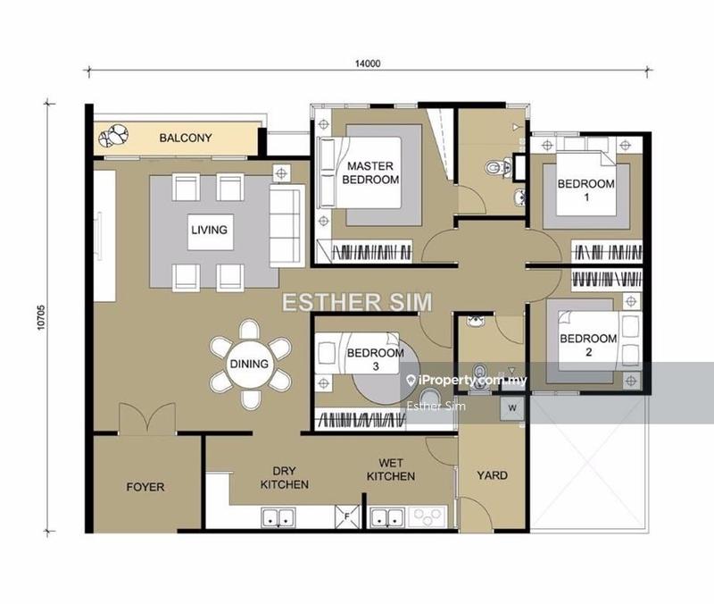 Kondominium untuk Dijual di K Residence Seberang Jaya oleh Esther Sim - iProperty.com.my