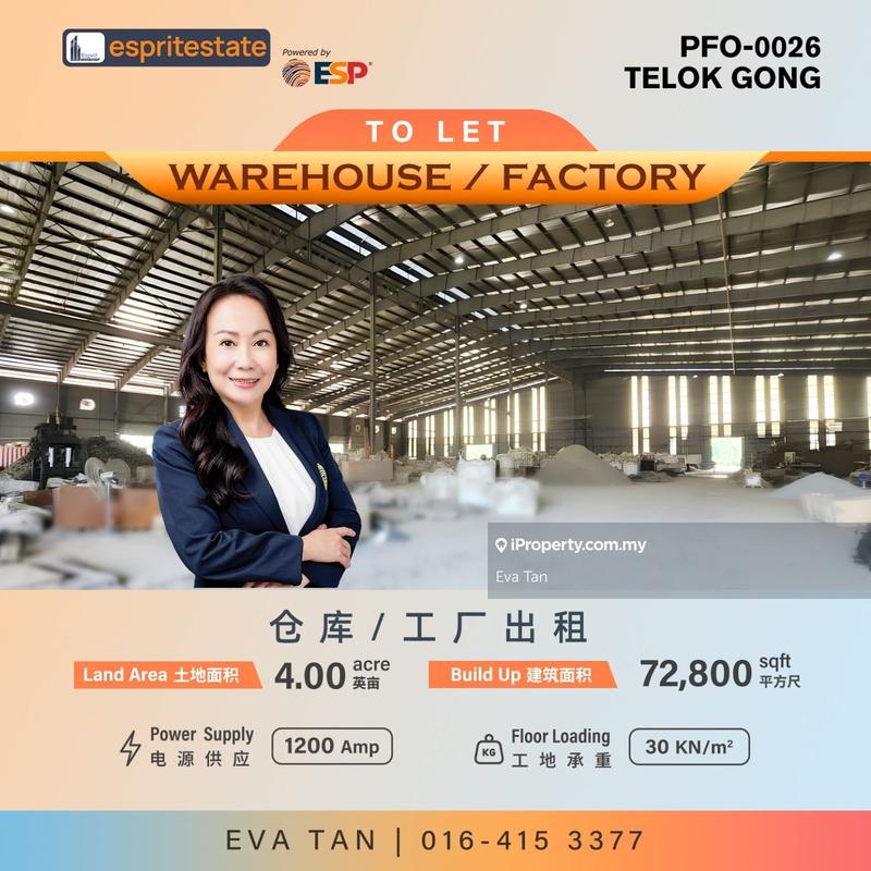 Detached Factory untuk Disewa di Teluk Gong, Port Klang (Pelabuhan Klang) oleh Eva Tan - iProperty.com.my