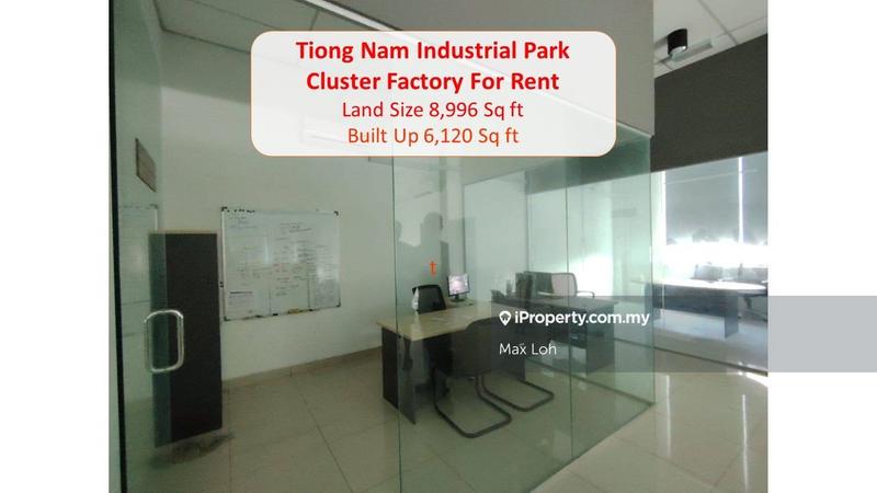 For Rent - Tiong Nam Industrial Park, Cluster Factory, Land 8,996 Sqf