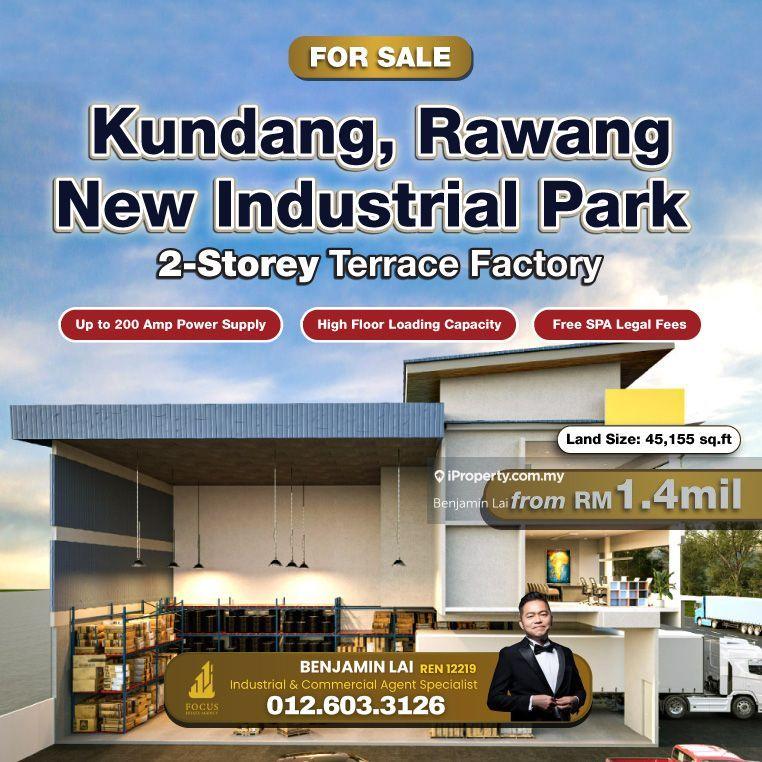 For Sale - Bandar Baru Kundang, Rawang 2-Storey Terrace Factory for Sale