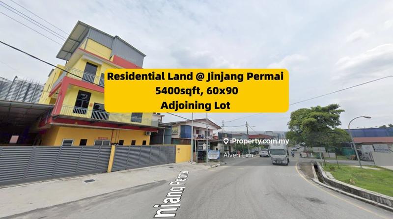 For Sale - Jinjang Permai, 5400sqft Adjoining Residential Land, Surrounding Commercial
