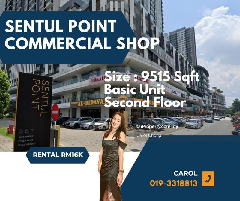 For Rent - Malay Area Sentul Point@ Second floor Lot For Rent