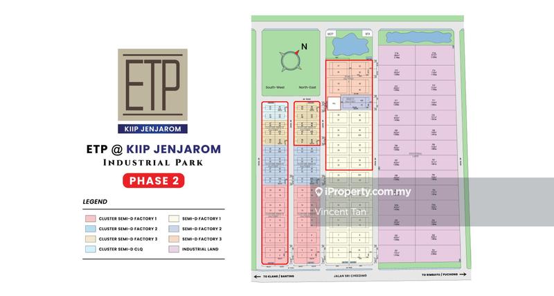 For Rent - BRAND NEW | 5min SKVE | ETP @ KIIP JENJAROM BANTING INDUSTRIAL BUSINESS PARK | SEMI-D FACTORY