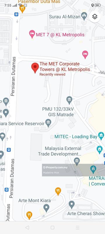 Pejabat untuk Dijual di Mont Kiara, Kuala Lumpur oleh Madeline Mok - The Met Location - iProperty.com.my