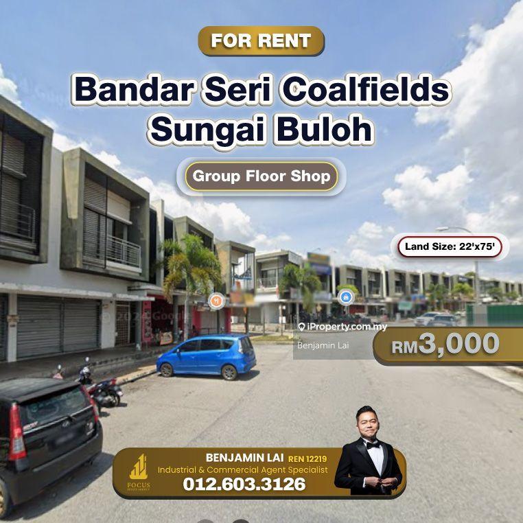 For Rent - Bandar Seri Coalfields, Sungai Buloh Ground Floor Shop For Rent