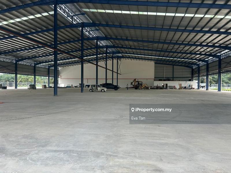 For Sale - Kota Tinggi Open Shed Detached Factory with Mezz Floor Building