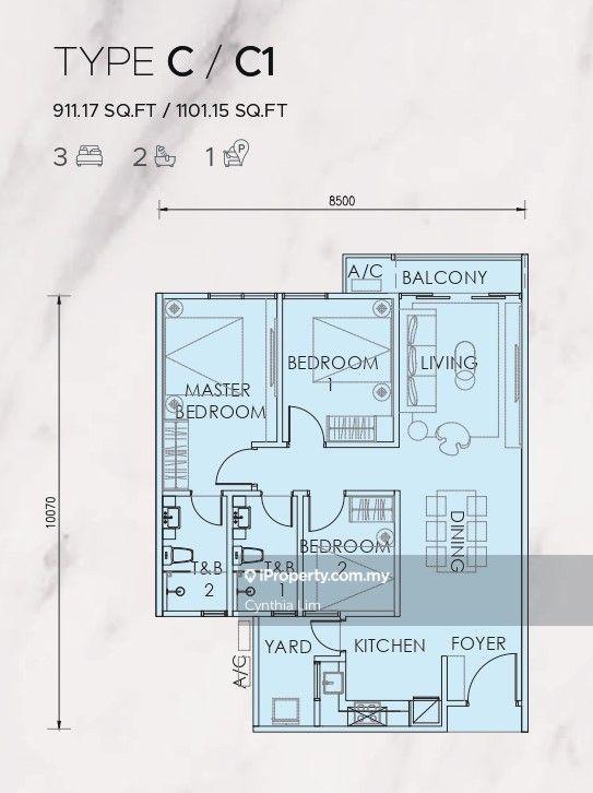 Service Residence for Sale in The Rise Residence by Cynthia Lim - iProperty.com.my