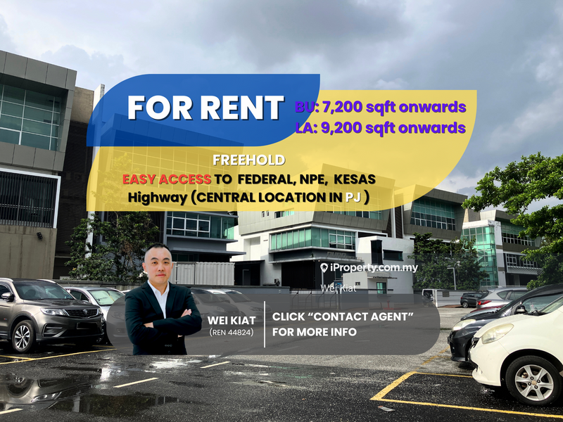 For Rent - Jalan Tandang 51/203A, Seksyen 51, Tiong Nam Industrial Park Intermediate for Rent