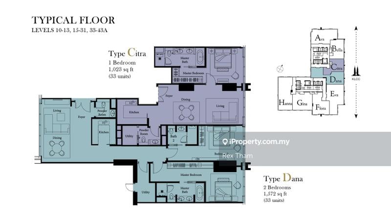 Kediaman Servis untuk Disewa di The Ritz-Carlton Residences oleh Rex Tham - iProperty.com.my