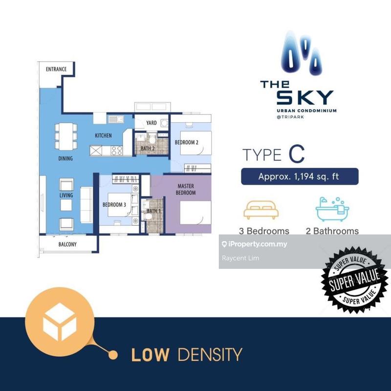 Kondominium untuk Dijual di The Sky @ Tripark oleh Raycent Lim - iProperty.com.my