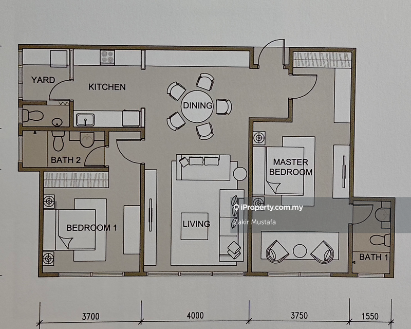 Kediaman Servis untuk Disewa di Acappella Residences oleh Zakir Mustafa - iProperty.com.my