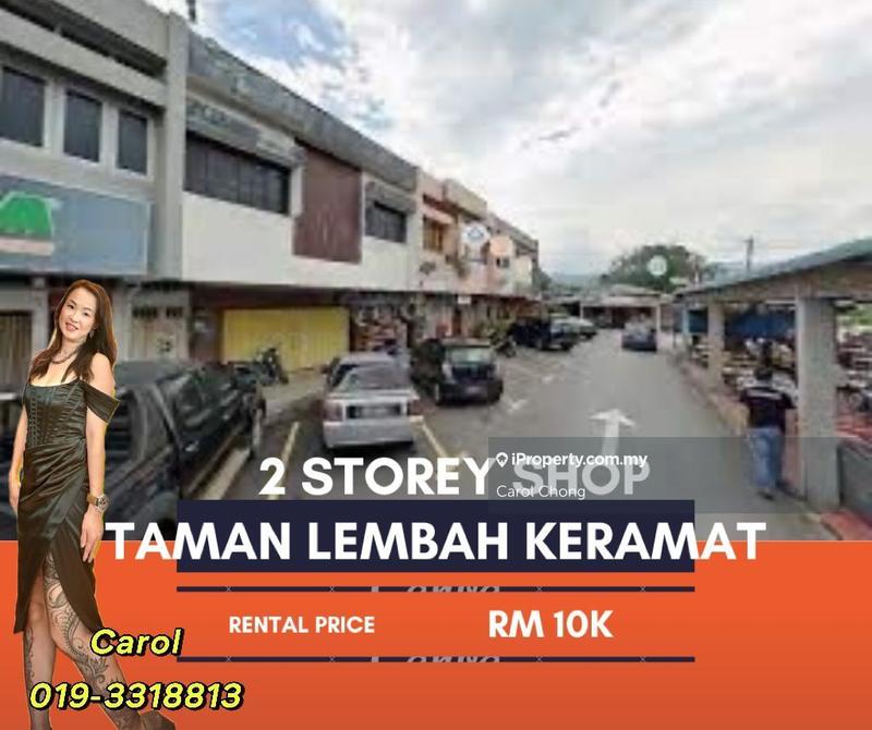 For Rent - Taman Lembah Keramat AU 5d/1 2 Storey Shop For Rent
