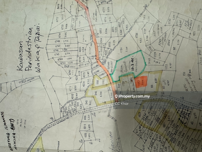 Tanah Perindustrian untuk Dijual di Hulu Terengganu, Terengganu oleh CC Khor - iProperty.com.my