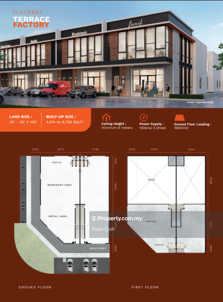Kilang Teres untuk Dijual di Akasia Business Park, Ulu Tiram oleh Rean Goh - iProperty.com.my