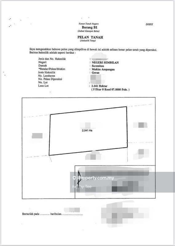 Agricultural Land for Sale in Ampangan, Seremban by Kenny Tee - iProperty.com.my