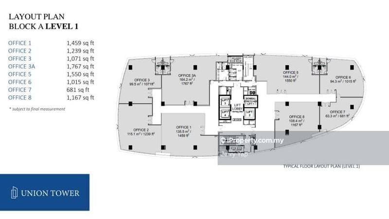 For Rent - Union Tower Desa Commercial Centre