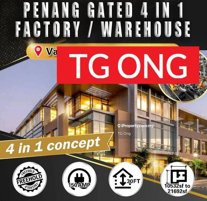 For Sale - Light Industrial Factory Warehouse at Valdor, next to Batu Kawan