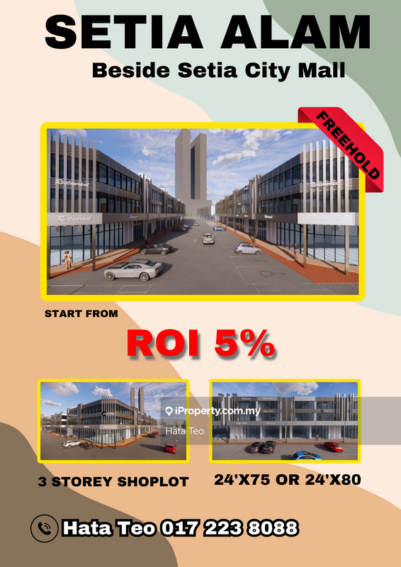 Shop for Sale in Seksyen U13, Setia Alam by Hata Teo - iProperty.com.my