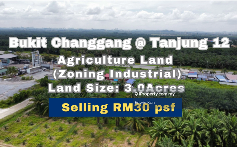 Agricultural Land for Sale in Kampung Bukit Changgang, Tanjong Duabelas by Edwin Kon - iProperty.com.my