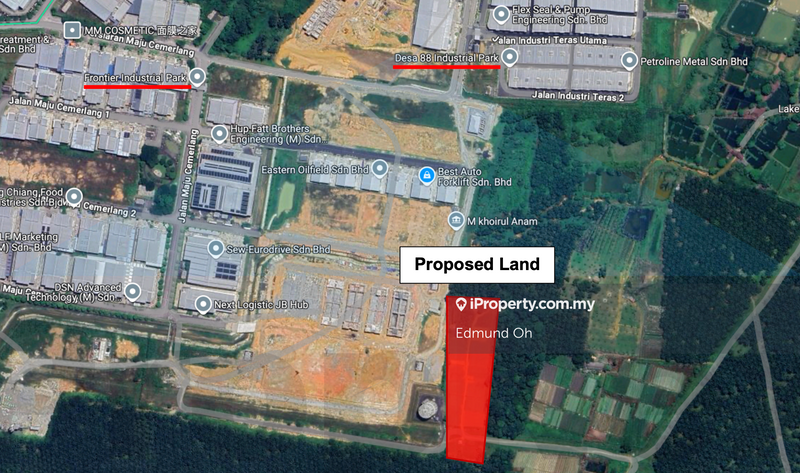 Tanah Perindustrian untuk Dijual di Taman Desa Cemerlang, Ulu Tiram oleh Edmund Oh - iProperty.com.my