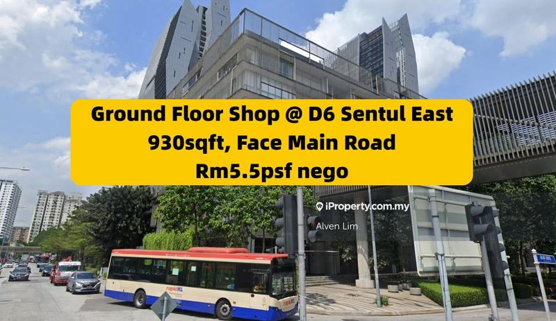 For Rent - Ground Floor Shop, Face Main Road, D6 Sentul East