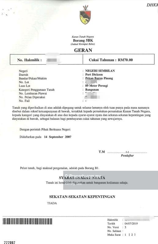 Rumah Teres 2-Tingkat untuk Dijual di Taman Pd Utama, Port Dickson oleh Kenny Tee - iProperty.com.my