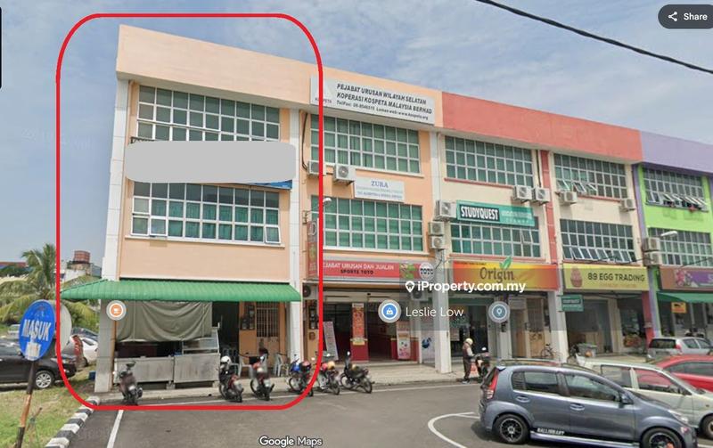 For Sale - No.107-9, Jalan Lama (Jalan Hashim), Taman Sri Emas, MUAR, Johor.