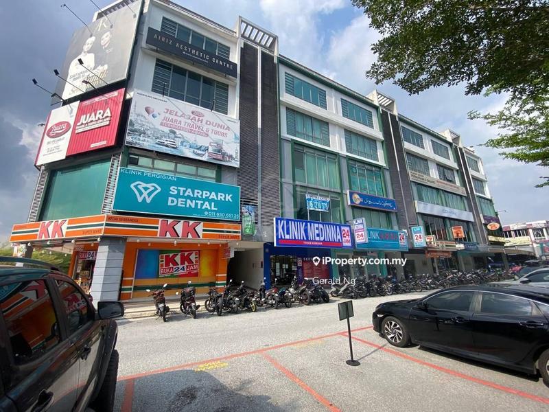 For Sale - End Lot Shop 5sty City Garden Commercial Centre Taman Nirwana Ampang Jaya Pandan Indah Pandan Jaya