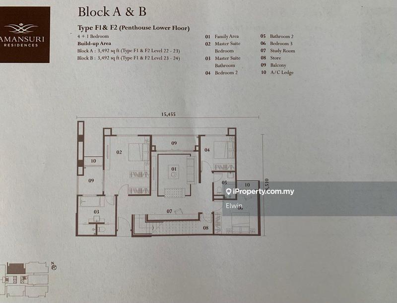 Kondominium untuk Dijual di Amansuri Residences oleh Elwin - iProperty.com.my
