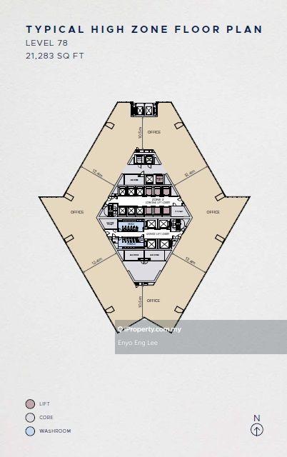 Pejabat untuk Disewa di Presint Merdeka 118, KL City Centre oleh Enyo Eng Lee - iProperty.com.my