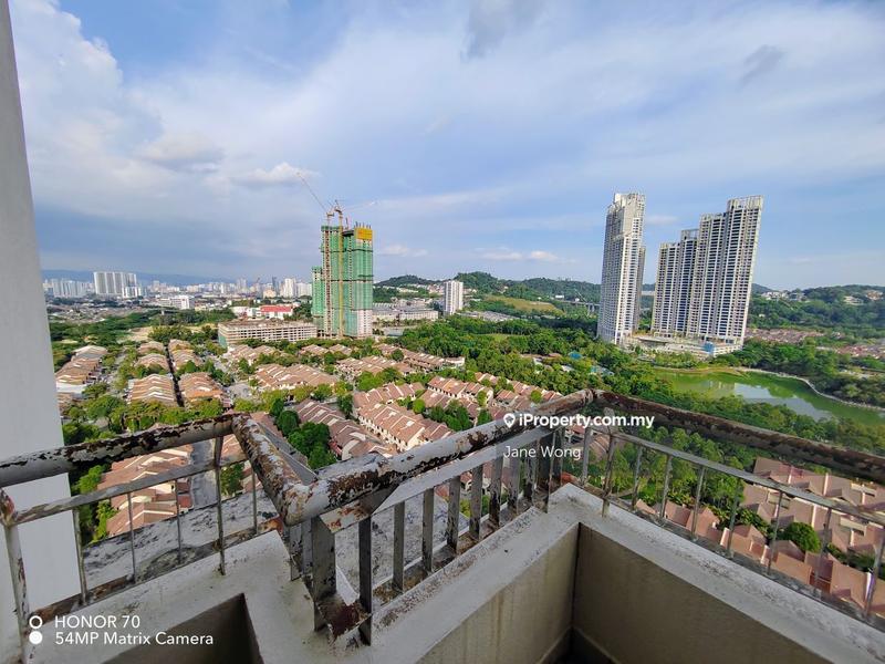 Condominium for Sale in Nadia Parkfront by Jane Wong - Actual Balcony View with Desa ParkCity Lake View - iProperty.com.my