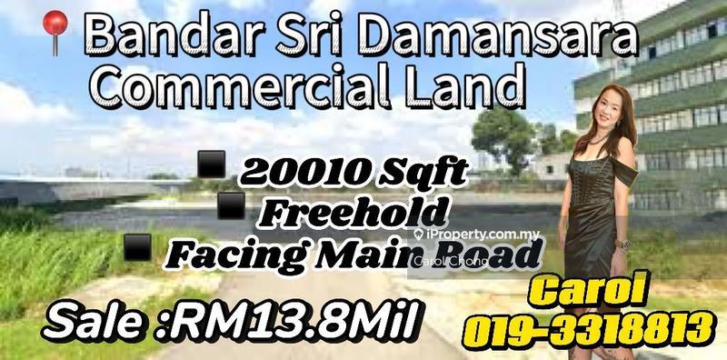 For Sale - Facing Main Road Bandar Sri Damansara Commercial land For Sales