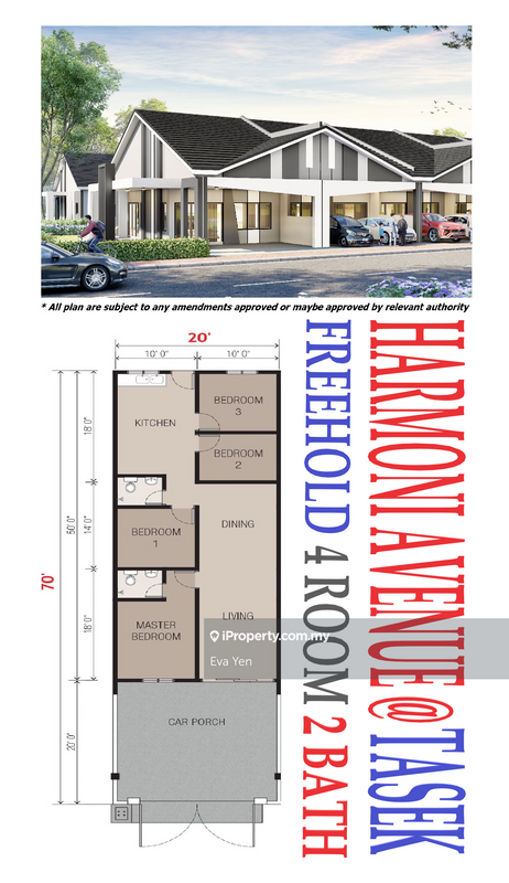 Rumah Teres untuk Dijual di Taman Bertuah, Ipoh oleh Eva Yen - iProperty.com.my