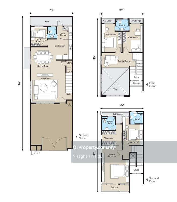 3-storey Terraced House for Sale in Serene Residence, Rawang by Visaghan Naidu - iProperty.com.my