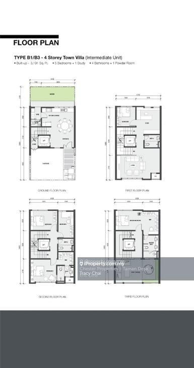 Rumah Berangkai 4 Tingkat untuk Dijual di Canary Residensi, Cheras oleh Tracy Chai - iProperty.com.my