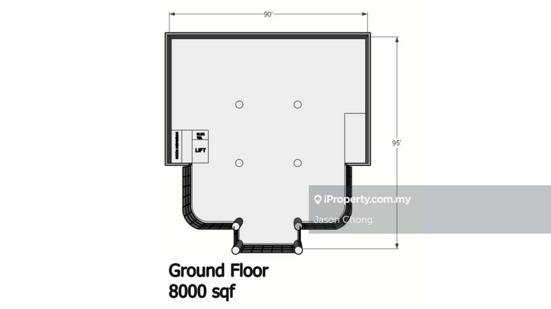 For Rent - BU29k sf 3 Floor+mezz Detacted Commercial For Rent, Facing Hightway @Seri Kembangan
