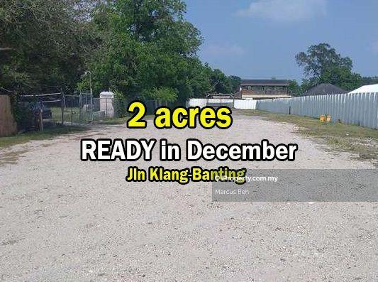 For Rent - ( Levelled 2 acres Land ) @ Johan Setia Klang