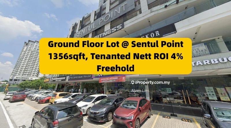 For Sale - Sentul Point, Ground Floor Shop, 1356sqft, Tenanted ROI 4%, Freehold