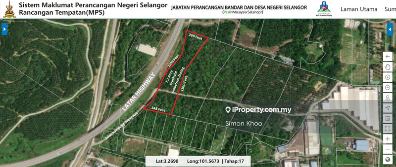Tanah Perindustrian untuk Dijual di Kuang, Selangor oleh Simon Khoo - iProperty.com.my