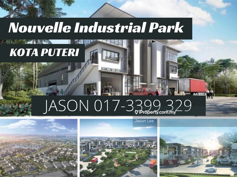 For Sale - 3 STOREY SEMI DETACHED FACTORY NOUVELLE INDUSTRIAL PARK KOTA PUTERI, IJOK, BATU ARANG, RAWANG.
