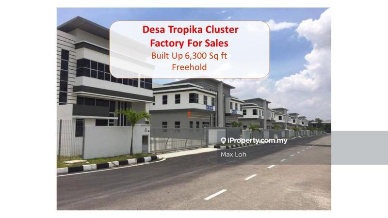 For Sale - Taman Perindustrian Cemerlang, Cluster Factory, Bua 6.3k Sqf