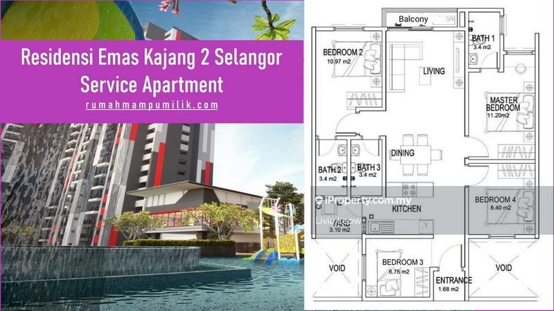 Kediaman Servis untuk Dijual di Residensi Mutiara Emas Kajang oleh Livia Leow - iProperty.com.my