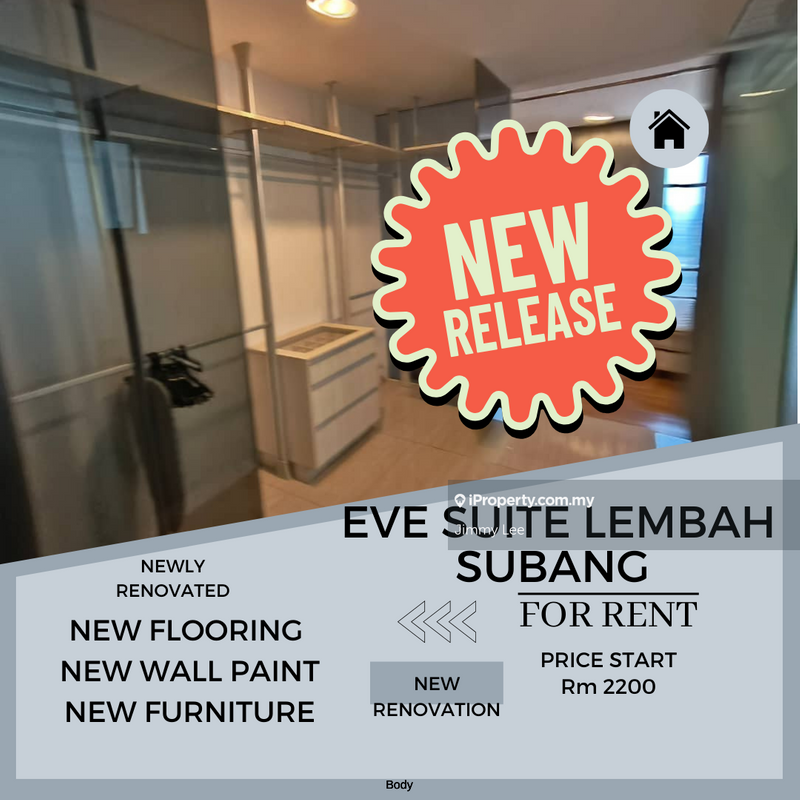 Service Residence for Rent in Eve Suite / NZX Square by Jimmy Lee - iProperty.com.my