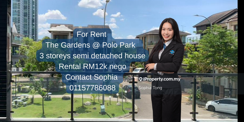Semi-Detached House untuk Disewa di The Gardens @ Polo Park , pelangi , sentosa , JB, Johor Bahru oleh Sophia Tong - iProperty.com.my