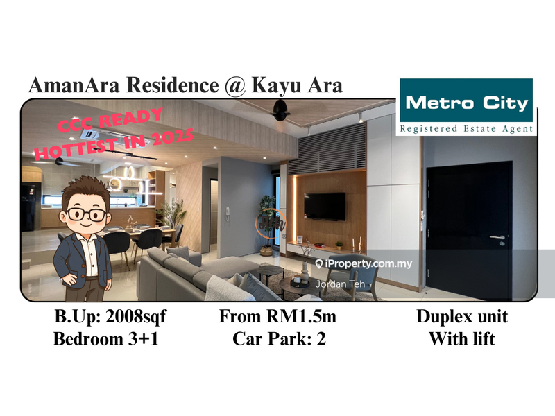 Rumah Bandar untuk Dijual di AmanAra Residence, Kayu Ara, Petaling Jaya, Kayu Ara oleh Jordan Teh - iProperty.com.my