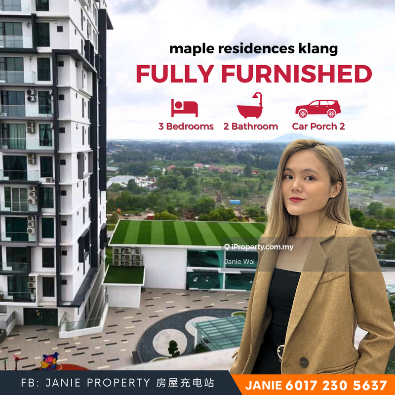 Service Residence for Sale in Maple Residences @ Bandar Bestari Klang by Janie Wai - iProperty.com.my