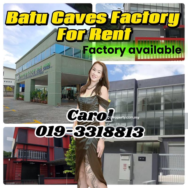 For Rent - Factory warehouse in Taman sri batu caves,sri gombak,bolton for rent