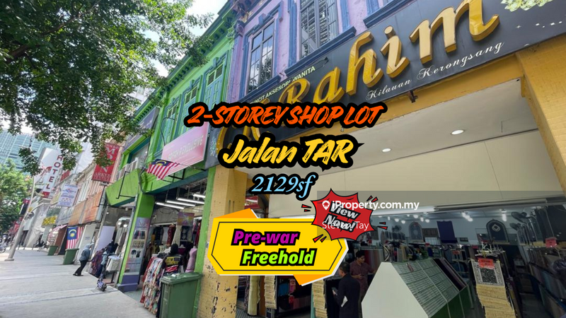 Shop for Sale in Chow Kit, KL City Centre by Steven Tay - iProperty.com.my