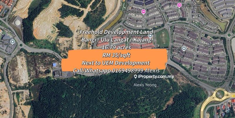 For Sale - Bangi Development Land Freehold